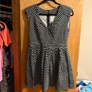 Needle & Thread Black and White Mini Dress